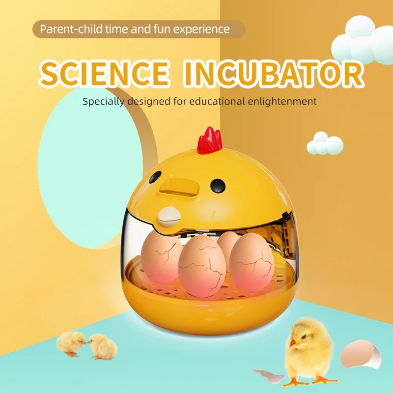 Egg incubator incubator light transparent window 5 eggs humidity control automatic temperature control manually turn the eggs egg incubator