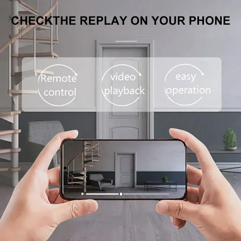 كاميرا 4MP 2K WiFi PTZ مع شاشات مزدوجة اتجاهين الص...