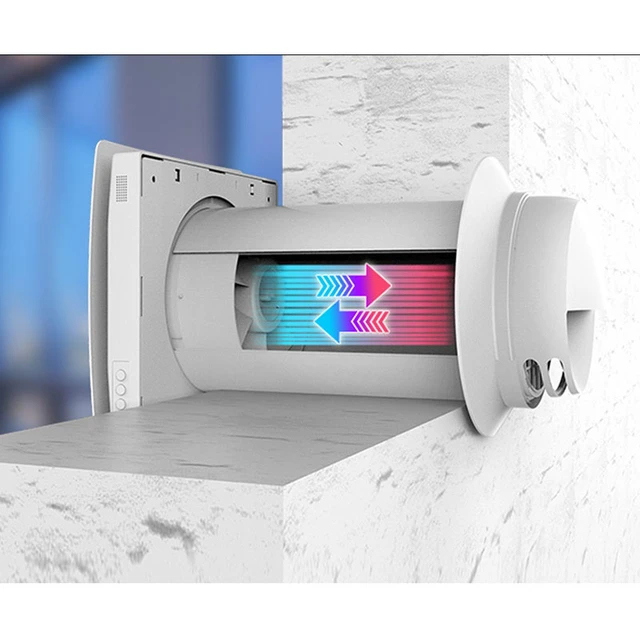Ductless HRV Ventilation Fan,Heat Balanced Quiet Air Flow, Long Lasting,  Easy to Install - AliExpress