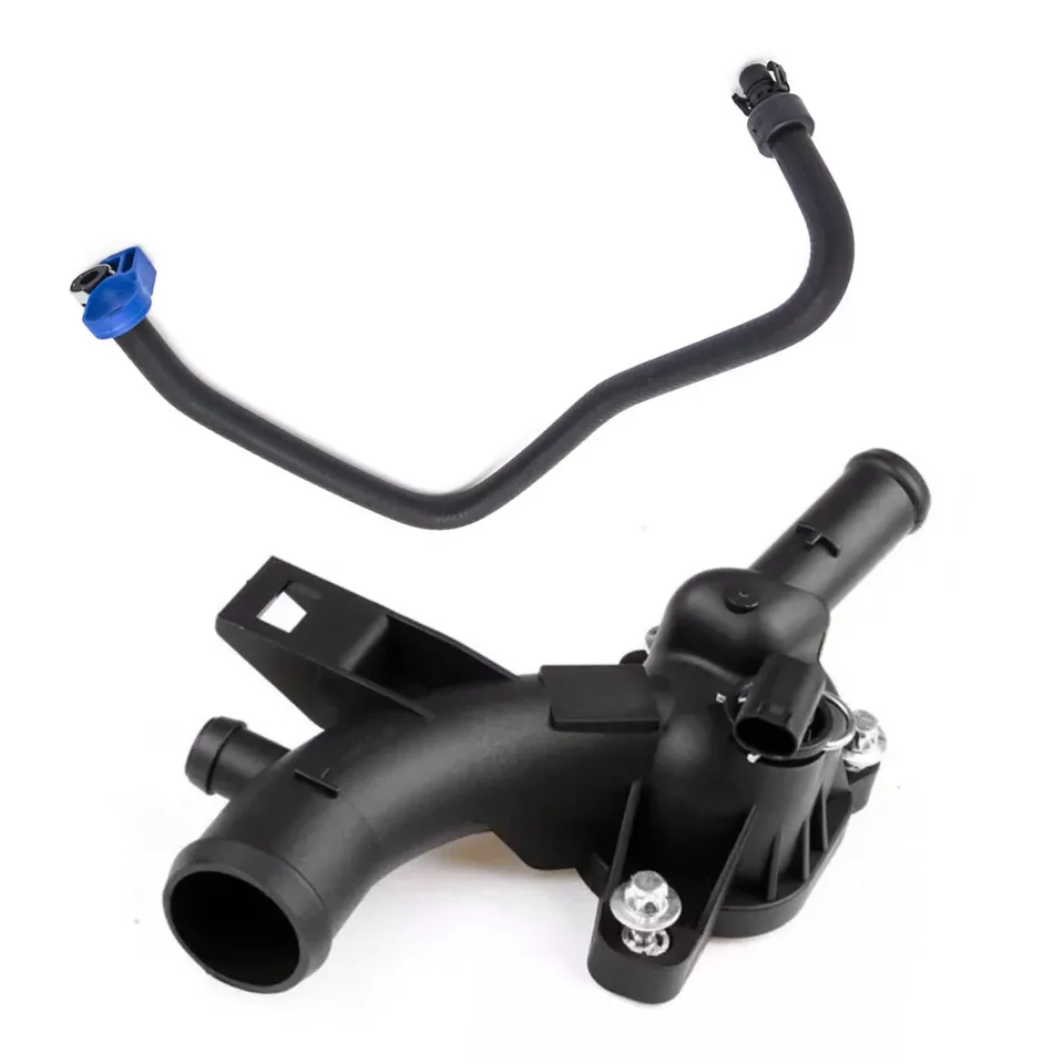 Bisenya Koelmiddelflens met sensor, waterbuis, aluminium, compatibel met Adam Corsa E D Astra J Meriva B 25192985 1338022