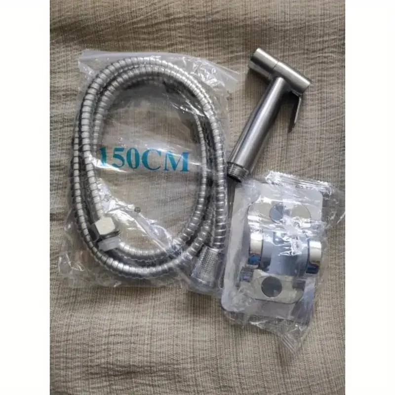 3pcs Stainless Steel Bidet Sprayer Set - High Pressure Handheld Adjustable for Personal Hygiene, Pet Bathroom Shower