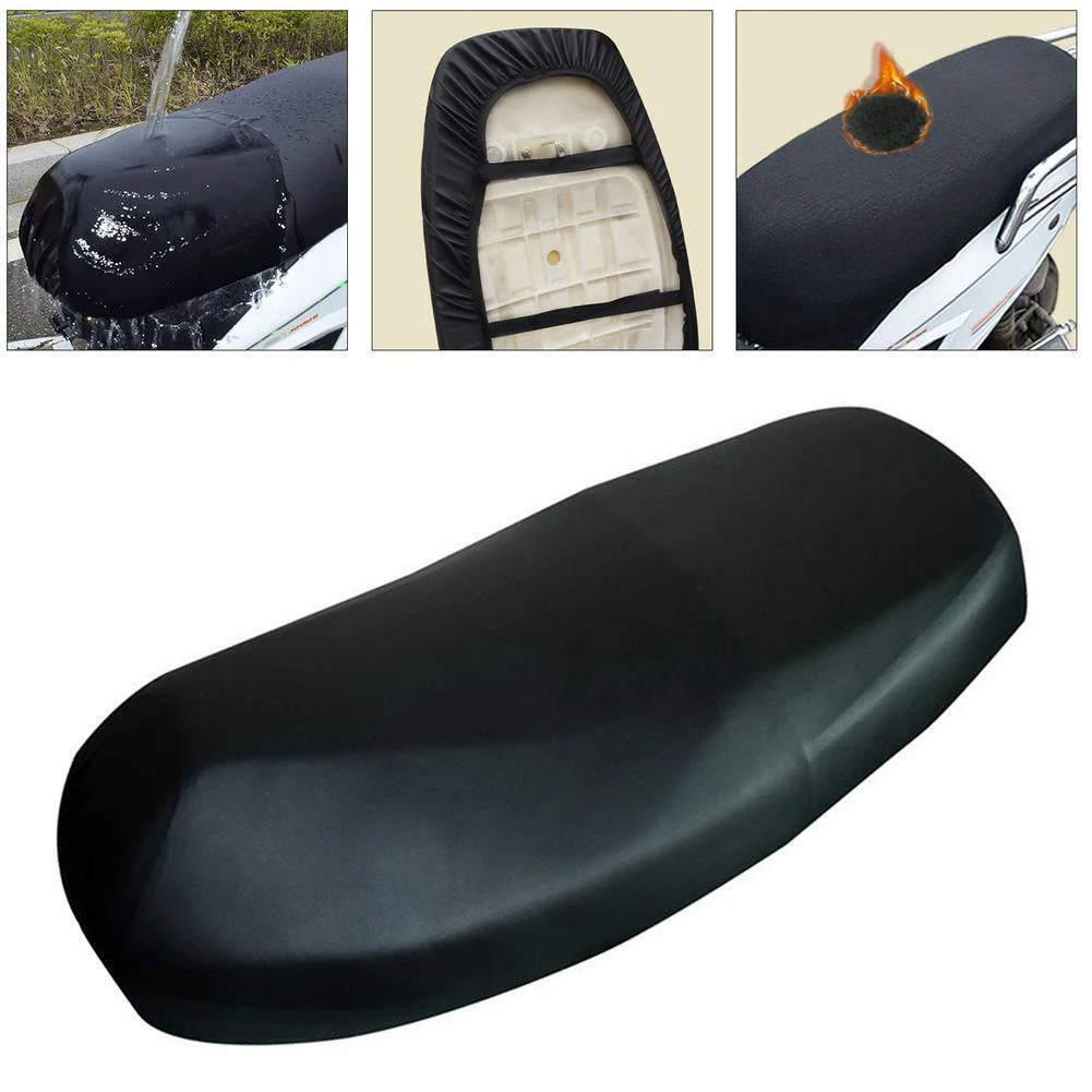  Favoto - Funda impermeable para motocicleta, universal,  duradera, reflectante, protección solar para cualquier temporada, con  orificios de seguridad y bolsa para guardar, para motos de 86.6 pulgadas :  Todo lo demás