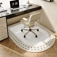 Office Chair Mat Study Rugs for Bedroom Anti-slip Soundproof Floor Mats Simplicity Beige Carpet Non-slip Wear-resistant Rug 러그 1