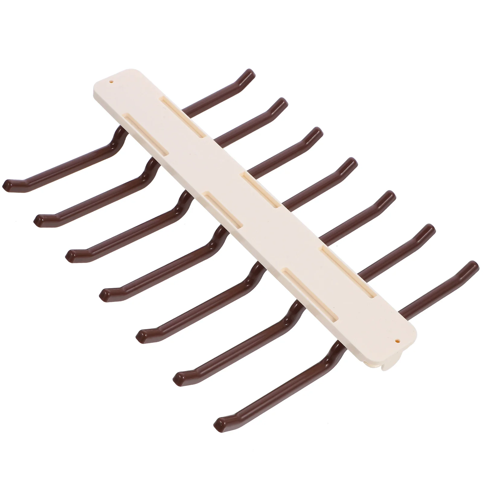 

Closet Pull Out Rack Wardrobe Sliding Rail Hook Organization Sliding Rack