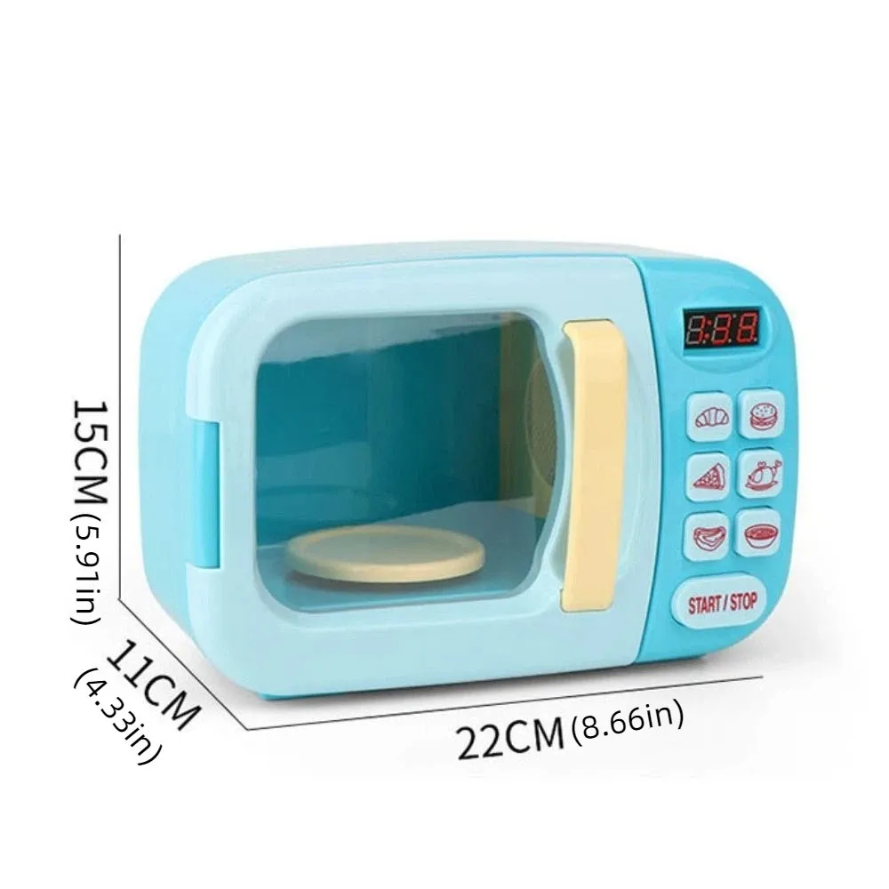 Creative Household Appliances Toys Colorful DIY Simulation Microwave Educational Montessori Oven Kitchen Toys Education Gifts