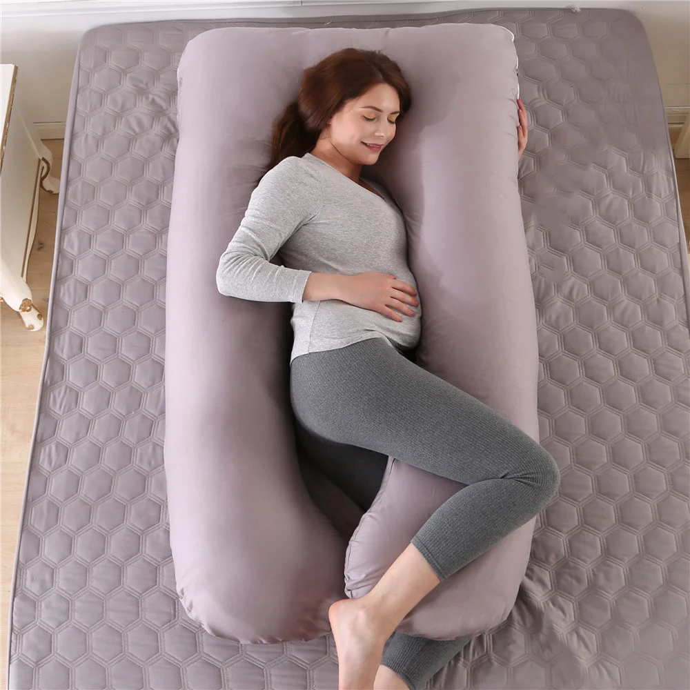 70x130CM Full Body Nursing Pregnancy Pillow U-Shaped Maternity For Sleeping With Removable Cotton Cover pregnancy pillow