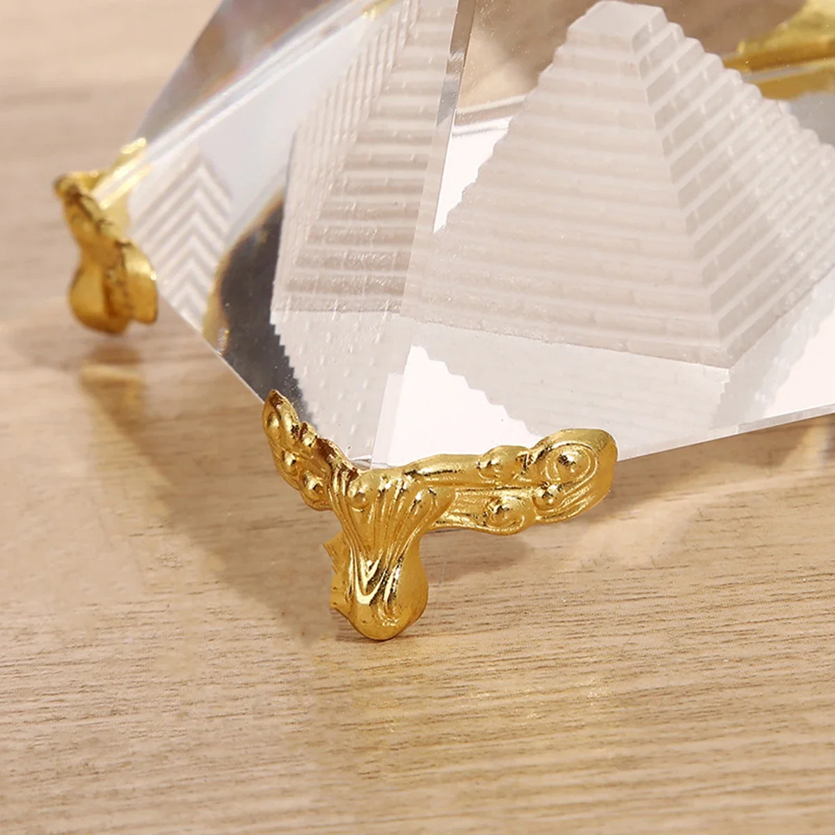 Set of 4 Elegant Gold Alloy Furniture Corner Protectors