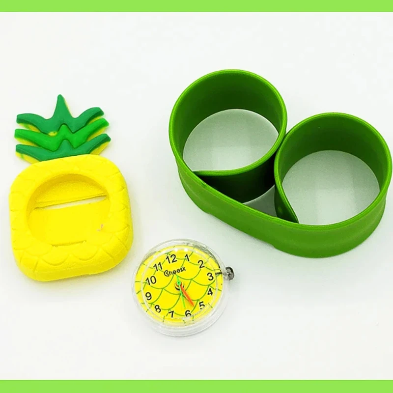 Baby Watch 3D Cartoon Kids Birthday Gift Girl Boy Children Study Time Toy Clock Free Spare Battery 6
