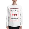 White long sleeves