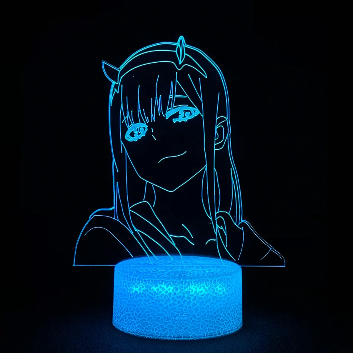 

Anime 3d Lamp Zero Two Figure Nightlight Kids Child Girls Bedroom Decor Light Manga Gift Night Light Lamp Darling In The Franxx