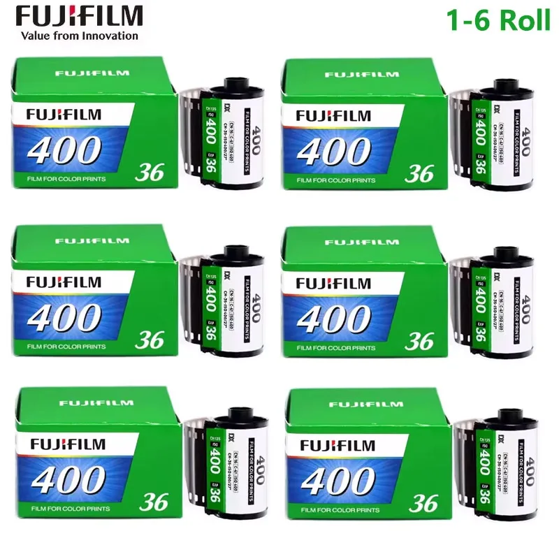 135 컬러 35mm 필름 1, 3, 5, 10롤, 푸지컬러 C400 36EXP(롤당) 네거티브, 코닥 후지필름 135 M35 F9 H35 필름 카메라용
