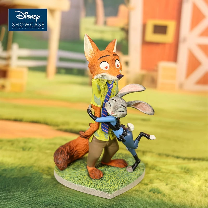 Authentic Disney Zootopia Judy And Nick Embrace Figurine