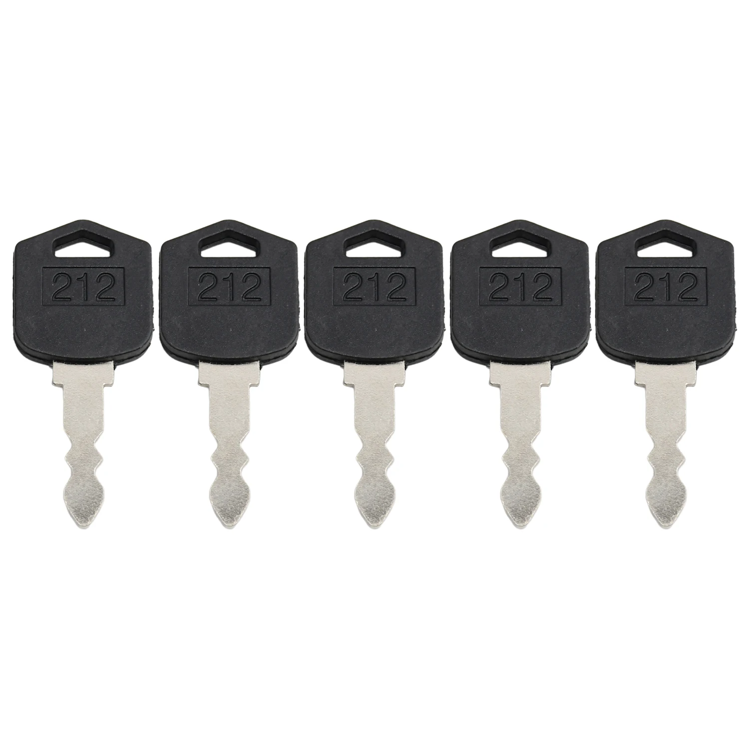 Ignition key 5pcs D554212 212 Compatible with Daewoo Doosan Forklift D25 D35 G25 G35