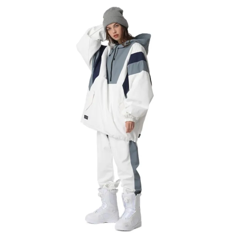 Warm Ski Suit Women Men Waterproof Windproof Skiing and Snowboarding Jacket Pants Set Female Outdoor Fleece Snowboarding Set Ski Wear