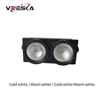 1Pcs LED COB 2eyes 2x100W Blinder Lighting DMX Stage Lighting Effect DMX Controller Club Show Night Stage LightingFlightcase 2