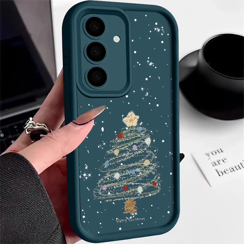 Festive Christmas Tree Soft TPU Phone Case – Durable and Stylish Protective Cover
