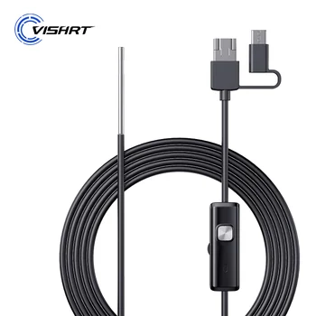 VISHRT Industrial Endoscope Camera for Android 720P 3.9mm 8mm IP67 Waterproof Lens Pipe Inspection Borescope Camera for Mobile 1