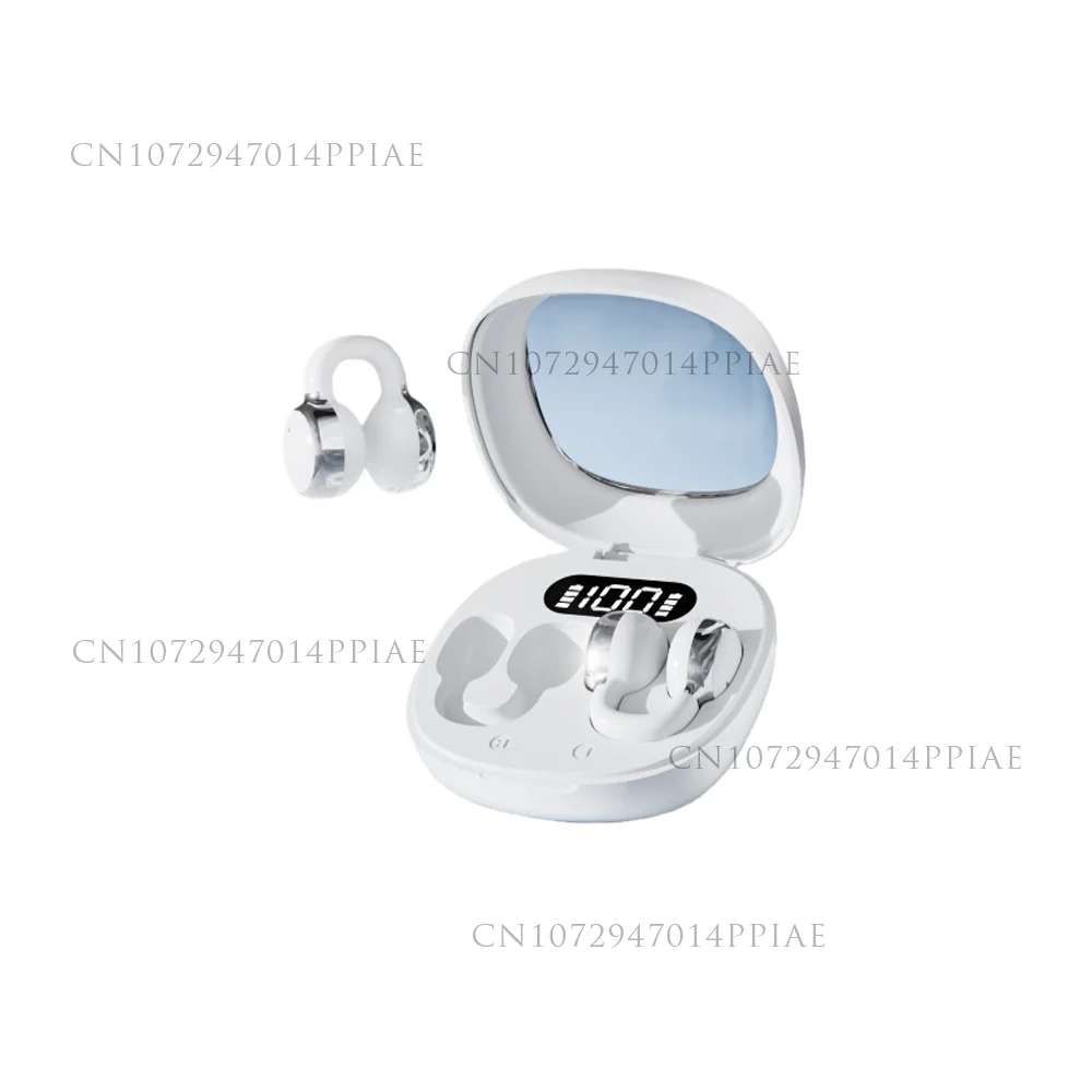 Wireless Ear Clip Bluetooth Headphones With Hifi Panoramic Audio_voghion.com