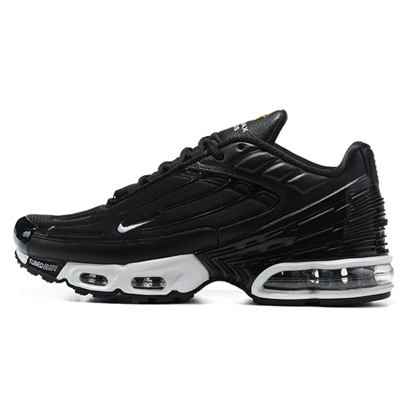 Autorizar Nike Air Max Plus Tn Feminino Masculino Preto Arco-íris Tênis ...