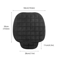 1Pcs Car Seat Cover Winter Warm Universal Cushion Anti-slip Front Chair Breathable Pad for Vehicle Auto Truck Seat Protector 6