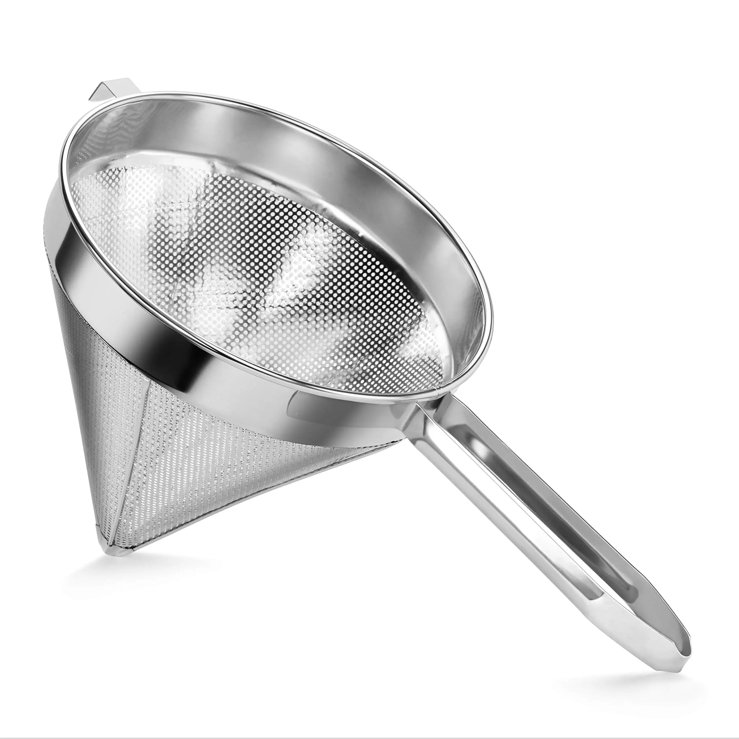 

Stainless Steel China Cap Strainer, 12-Inch, Coarse Mesh