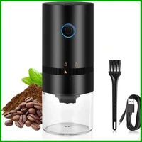 JSCSHSTSE Electric Coffee Grinder Hebro Coffee Mill Waterproof Adjustable Powder Thickness Coffee maker Portable mixer 1