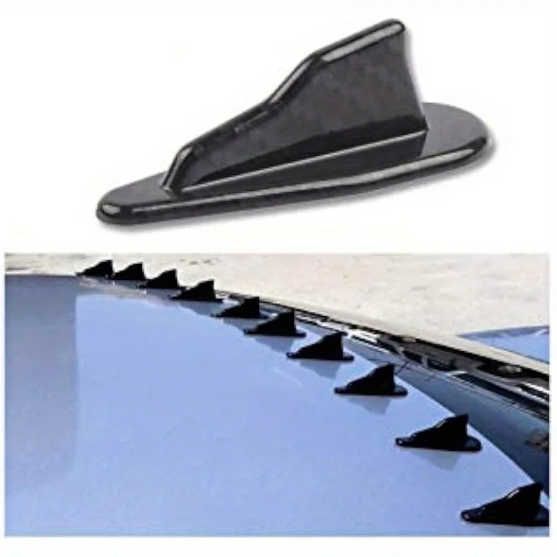 Diffuser Shark-Fin, Car Roof Spoiler for Universal Car Truck Spoiler Roof Wing,Wing Pointed End Style Car Decoration Accessories