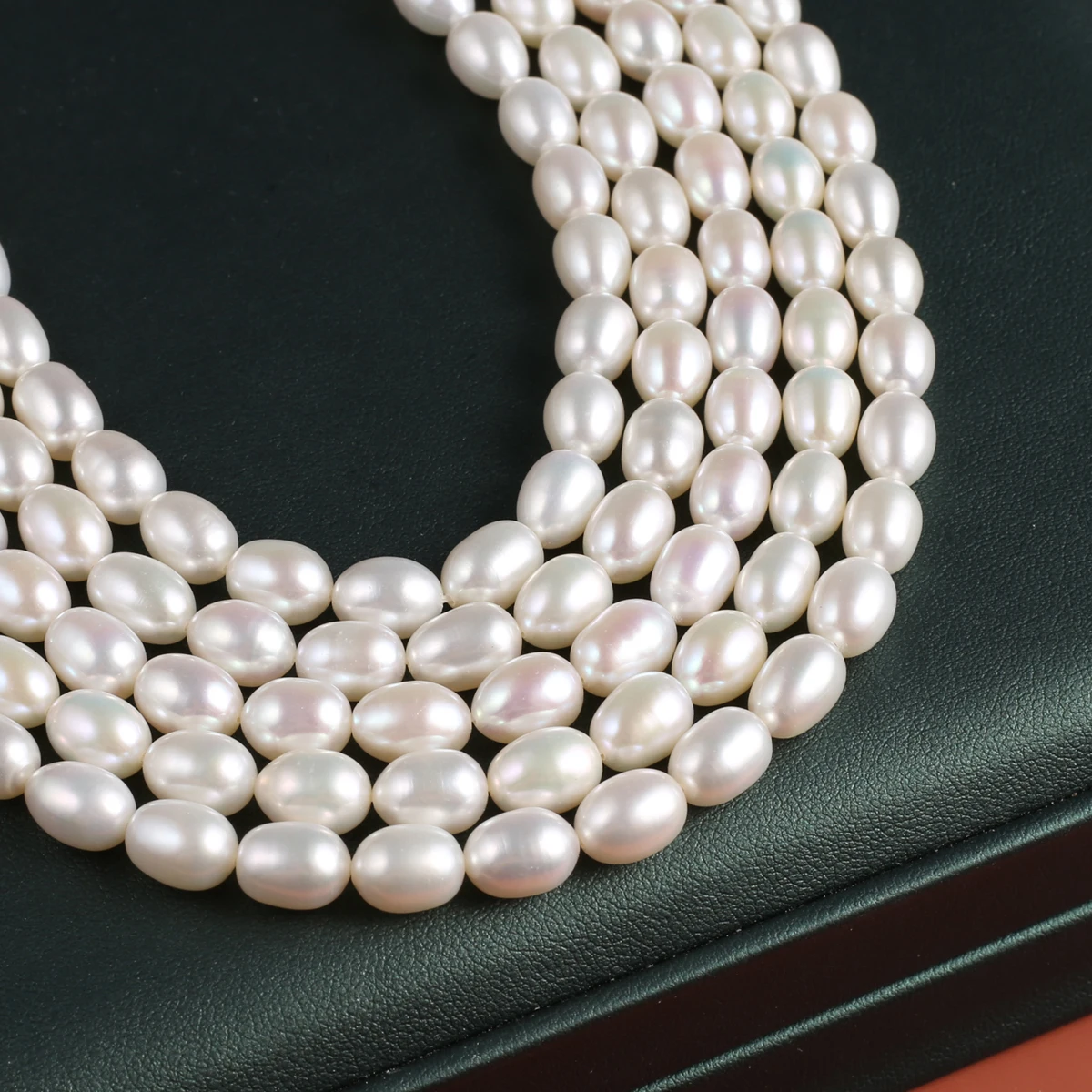 Natural Pearl Rice-Shaped Beads Exquisite Shape Elegant Appearance For DIY Jewelry Making Handmade Bracelet Necklace Length 36cm