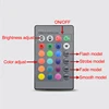 New RGB LED Spotlight 3W E27 E14 GU10 GU5.3 MR16 With 24keys Remote Control Color Dimmable Light Bulbs For Home Decoration 6