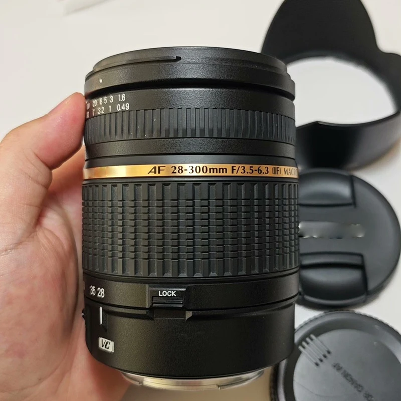 탐론 AF28-300mm A20 F/3.5-6.3 XR Di VC 매크로 줌 렌즈 (내장 모터 포함, 디지털 SLR 카메라용) 97% 새 상품
