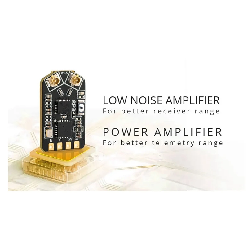 RP3 Dual Antenna Receiver Diversity Expresslrs ELRS 2.4GHZ Nano Receiver For RC Airplane FPV Freestyle Tinywhoop Accessories