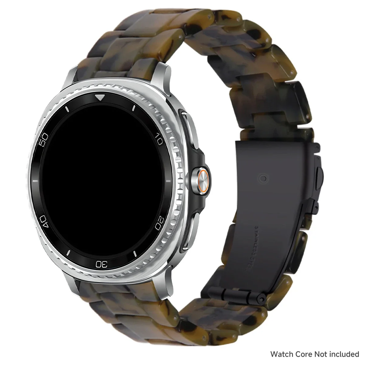 Luxury Transparent Resin Strap - Premium Link Bracelet