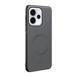 Magnetic Leather Shield Cover, Anti - Fingerprint, Non - Slip for OPPO Reno15 (GRAY)