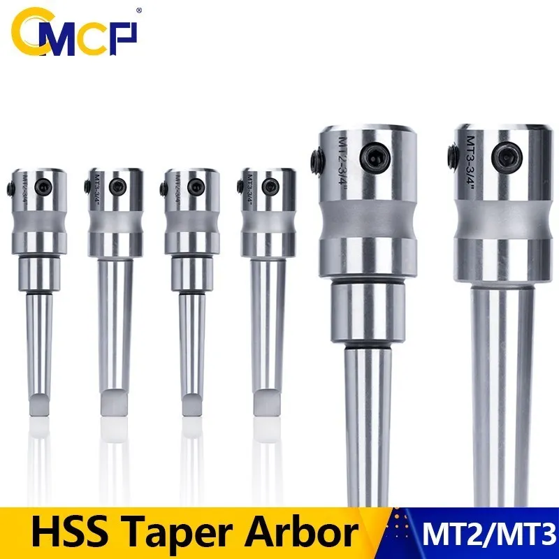  3/4 Inch Morse Taper Arbor MT2 MT3 Hollow Drill Bit Holder For Metal Working Weldon Shank HSS Annular Cutter Arbor