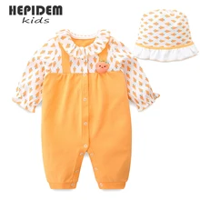 

HEPIDEM Baby Rompers Clothes Sets Newborn Girls Cotton Jumpsuits Outfits Spring Autumn Long Sleeve Infant Overalls 601
