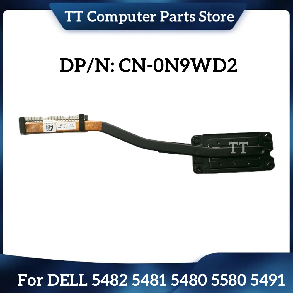 

Новый оригинальный радиатор TT для DELL 5482 5481 5480 5580 5491, радиатор для ноутбука 0N9WD2 0J74F7 N9WD2 J74F7, быстрая доставка