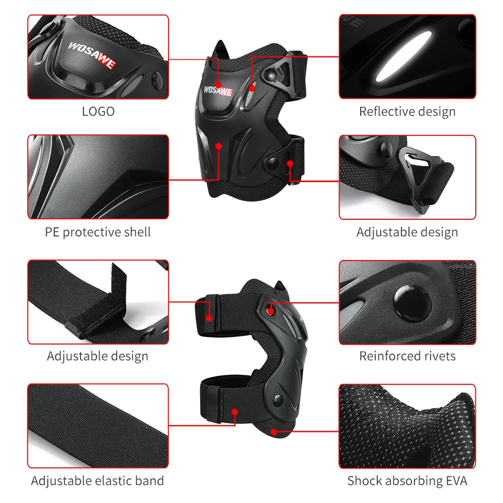 Knee Pads Adult MTB Motorcycle Ski Skateboard Snowboard Motocross