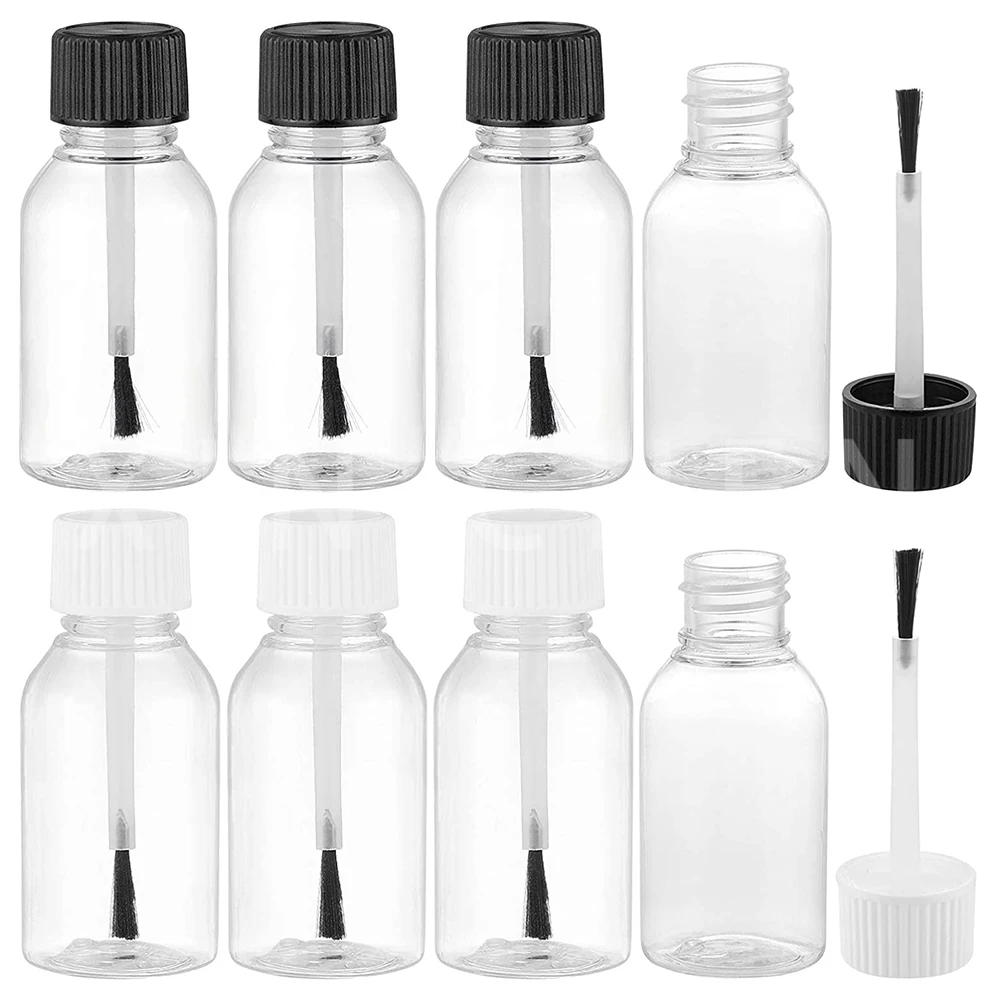 5/10 Pcs Plastic Empty Refillable Nail Polish Touch Up Bottle,cosmetic