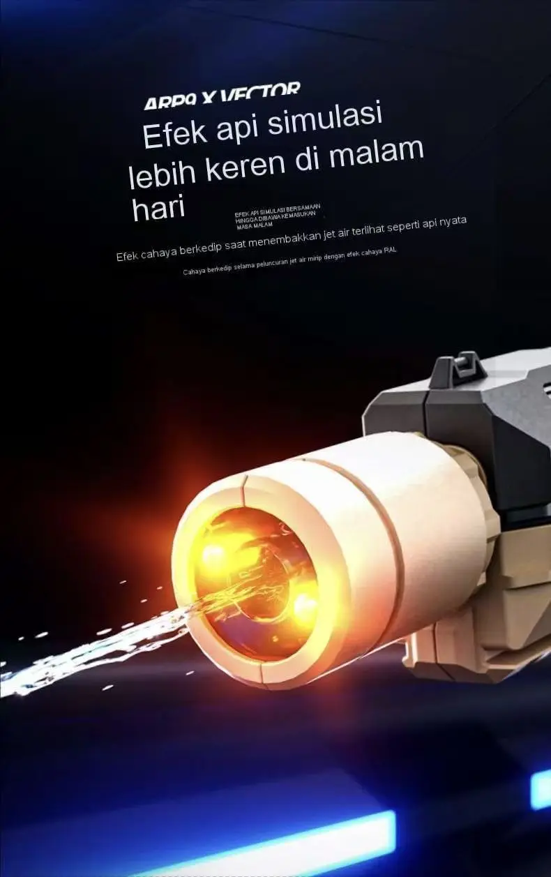 Automatic Water Gun Arp9 With Flame Effect For Outdoor Play_voghion.com