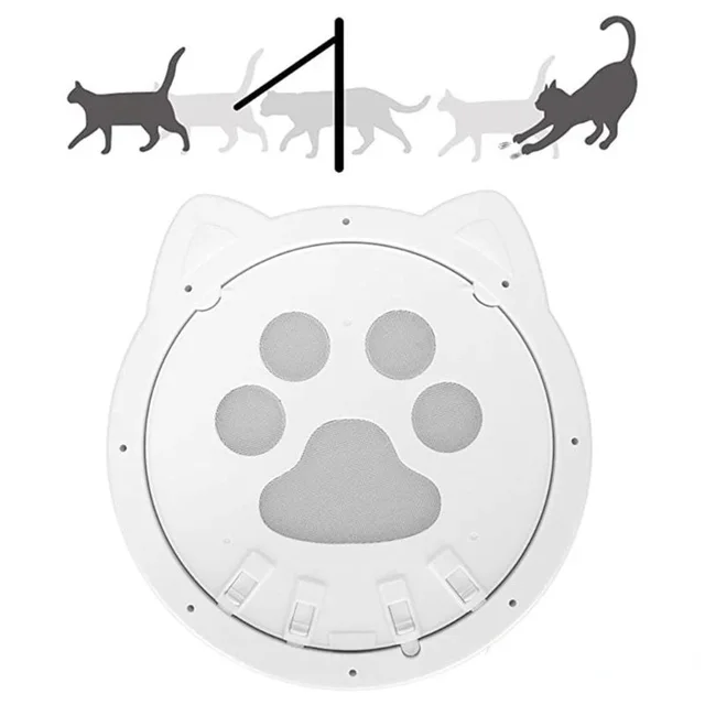 Pet Screen Door Magnetic Self-Closing Small Dogs and Cats Door with Locking Function for Screen Door, Window and Porch 4