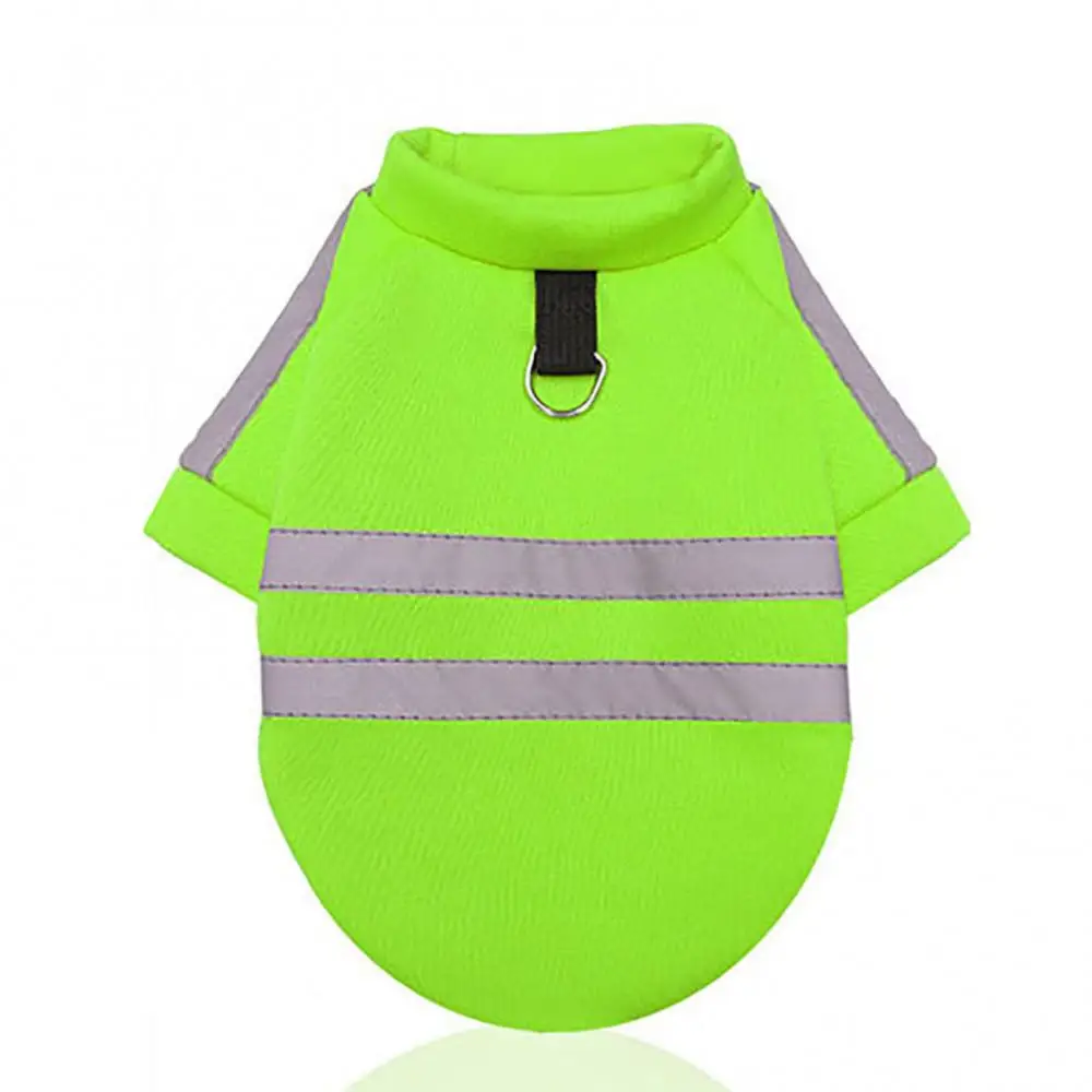 Capless Dog Sweater Warm Pet Clothes Reflective Traction Outfit Spring Winter