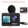 High Fidelity External Microphone For Go Waterproof Pro Sport Camera Action Camera Micro USB/Type-C Connector Cable Length 1.5M 6