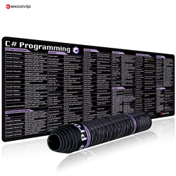 EXCO Large Programming Shortcut Cheat Sheet Mouse Pad - 800x300x2mm (C Sharp)