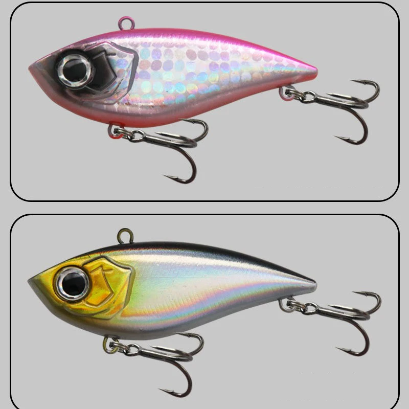 Kunststoff Vibration Angelköder 12g 14g 17g 20g ABS Hard VIB Swimbait Lipless Wobbler Sinking Bait Bass Pike – Detail 10