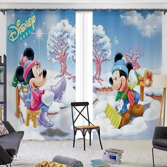 Een evenement terwijl mengen Disney Mickey Minnie Mouse Verduisterende Gordijnen Voor Woonkamer Badkamer  Gordijnen Slaapkamer Gordijnen Home Decoratie Kinderen Geschenken| | -  AliExpress