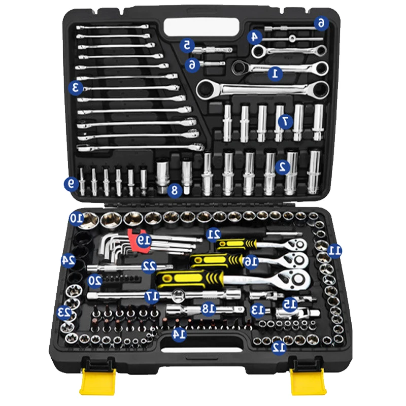 Halfords 200 Piece Socket Set Case Sale Store