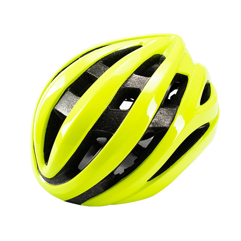 Casque vélo intelligent route jaune - Article protections du sport