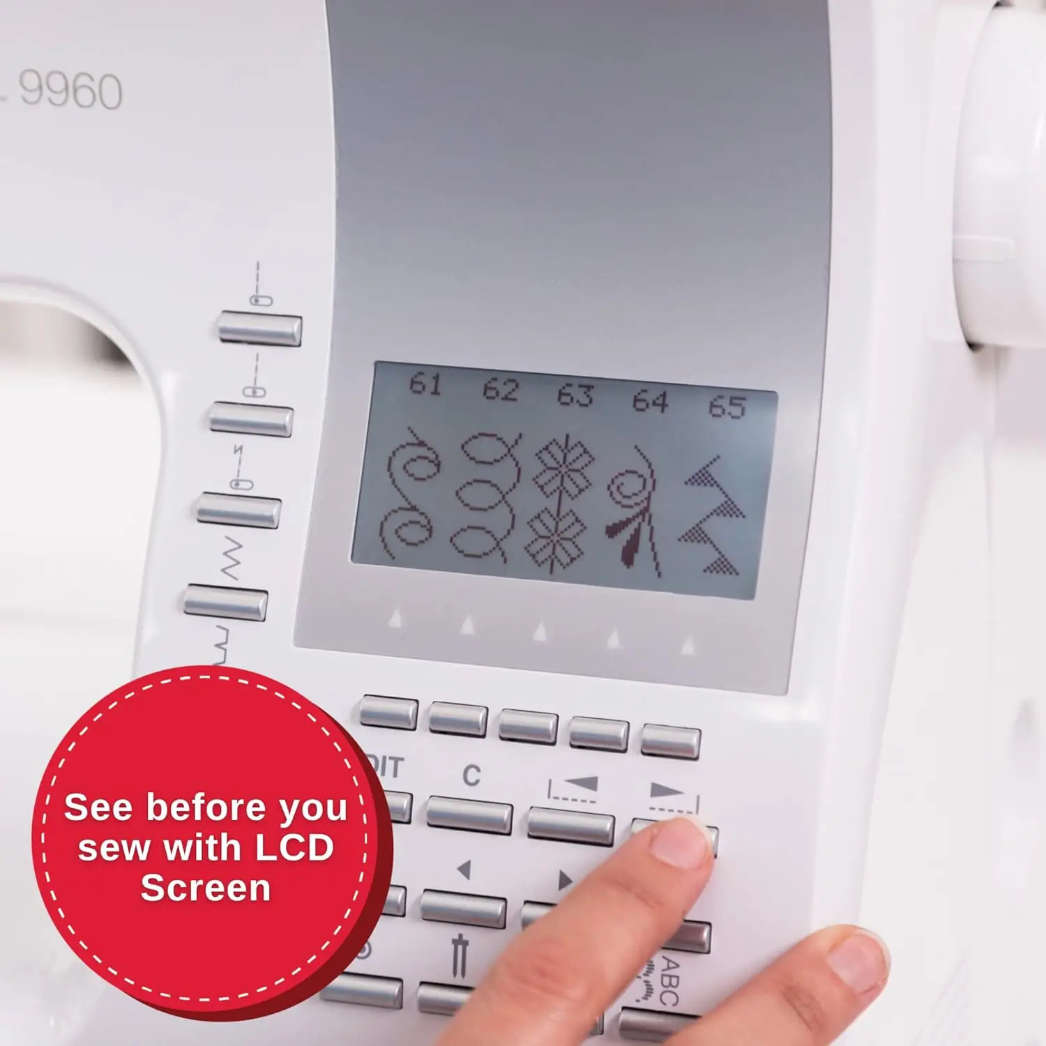 Singer Quantum Stylist 9960 Computerized Sewing & Quilting Machine With Extension Table, Hard Carrying Case & Accessory Kit | 4