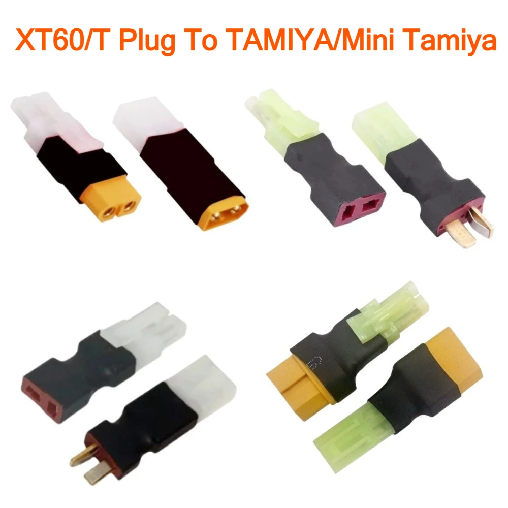 Sf6864f9d6d9e423eb59e8f4a1c267915E.jpg TAMIYA – Mini adaptateur Tamiya mâle femelle vers prise XT60/T, connecteur Deans de Conversion de batterie pour modèle RC FPV Lipo batterie ESC