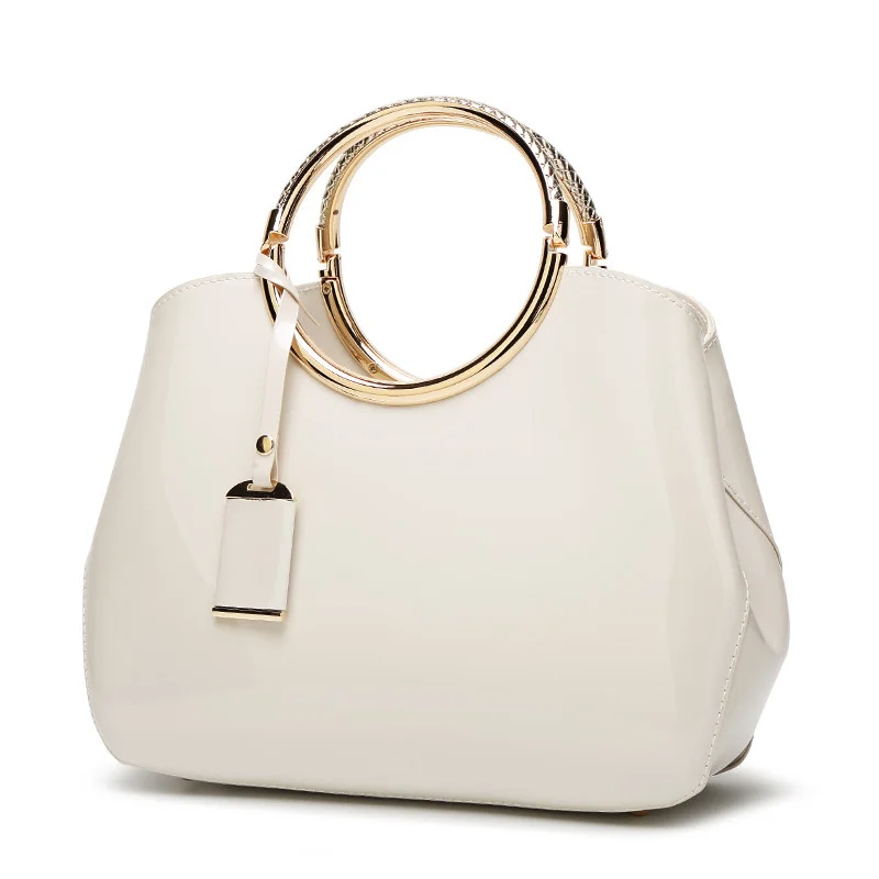 

New Fashion Famous Brands Women Bag High Quality Handbags Patent Leather Ladies Cross Body Messenger Shoulder Bags